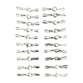 20x Clasp Bracelet - Easy To Fashionable DIY Cord Jewelry With Stainless Steel Clasp Lobster Clasp Clasps Making