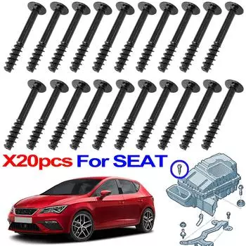 20x для SEAT Arona Ateca Ibiza Leon Mii Alhambra Toledo Воздушный фильтр Очиститель Впускной короб Корпус Крышка Крепежные винты WHT002087
