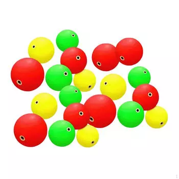 20x Fishing Floats Bobbers,Saltwater 1.8cm Floating Accessory Tackle,Soft
