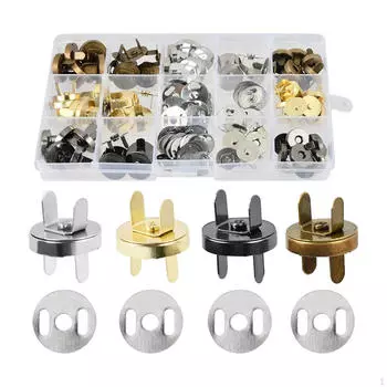 20x металлических кнопок, детали, аксессуары, магнитные для кошельков, сумок для одежды 14mm