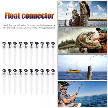 20x наживка крючки стопоры бусины волосы чод риг бойлы карп рыболовные принадлежности (L)