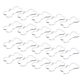 20x Рождественские елочные украшения Подвеска Пустой знак Фото Реквизит Украшения для чистый