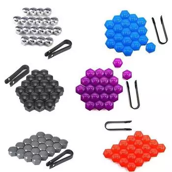 20x винтовая крышка автомобильной ступицы, колпачки для колесных гаек, комплекты болтов для дисков, подходят для колесных болтов, гайки 17 мм S9G7