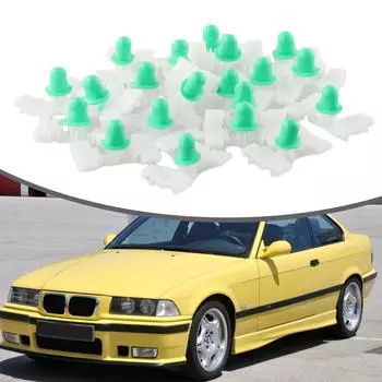 20x зажимов отделки молдинга двери для BMW E36 E46 325 328 323 330 51131960054 Замена зажимов отделки молдинга двери CHINA