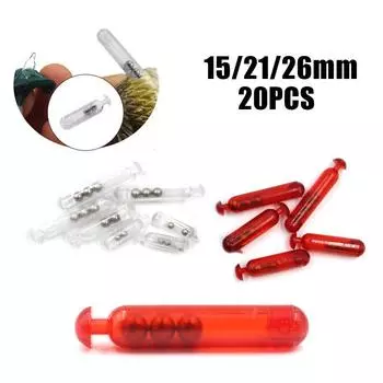 20X звуковая панель для рыбалки, приманки, погремушки, вставная трубка для мягких червячных приманок, которые делают нас