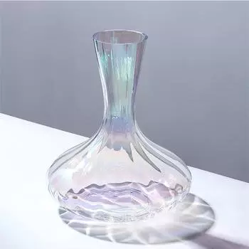 2100 мл большой графин для красного вина ручной работы цветной хрустальный бренди стеклянный графин бутылка кувшин для розлива аэратор контейнер семейный бар
