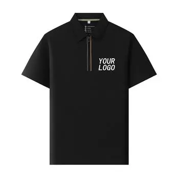 210 г/м хлопковые рубашки поло с индивидуальным рисунком и принтом для мужчин S белый