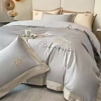 210 хлопок, четыре части, роскошные высококачественные простыни из 100 хлопка с длинным волокном, пододеяльник 2.0m four piece set
