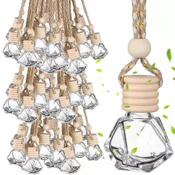 210 шт., 8 мл, подвесной автомобильный освежитель воздуха, диффузор, пустой прозрачный стеклянный диффузор, эфирное масло, ароматерапия, аромат, подвеска для духов, Gl 0