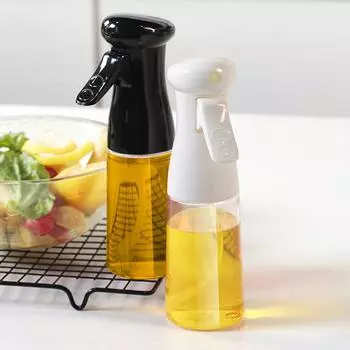 210ml Oil Spray Bottle Cooking Baking Vinegar Mist Sprayer Barbecue Spray Bottle for Home Kitchen Cooking BBQ Grilling Roasting белый