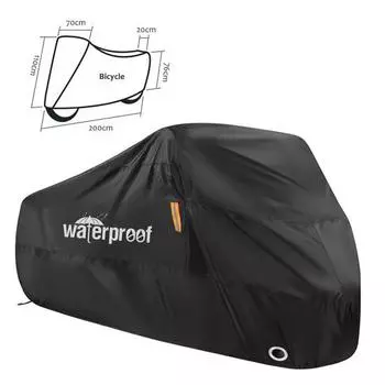 210T водонепроницаемый чехол для велосипеда пылезащитный чехол для использования в помещении и на открытом воздухе с сумкой для хранения