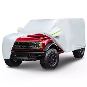 210T водонепроницаемый полный автомобильный чехол для Ford Bronco 2 двери/4 двери 2021-2022 авто всепогодный защитный чехол для улицы снег дождь пыль