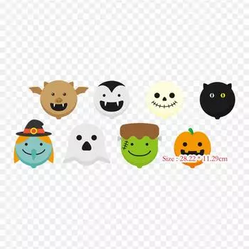 211 торт на Хэллоуин, термопереносная печать, виниловые нашивки, наклейки для одежды, аппликации «сделай сам», моющиеся нашивки