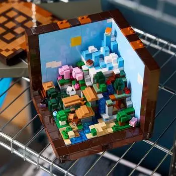 21265 Модельный стол для изготовления строительных блоков Модельный набор строительных блоков Игрушки подходят для мальчиков Подарки на день рождения и Рождество no original box