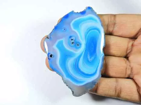 214Cts. Окрашенный друзовый агат, фантазийный лечебный кристалл, драгоценный камень, россыпью, 51X88MM SK-2311