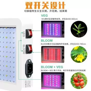 216/312 Leds Full Spectrum LED Growing Lamps IP65 Plant Bulbs Hydroponic Lamp Greenhouse Lights Flower Growth Lighting Box Hot US plug