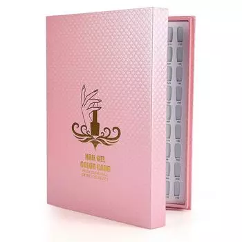 216 цветов геля для ногтей, цветная карта, книга с демонстрационными таблицами лаков для ногтей, полка для демонстрации дизайна ногтей, розовая розовый