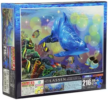 216 Piece Jigsaw Puzzle Lassen Crystal Wonderland Small Piece (18.2x25.7cm)
