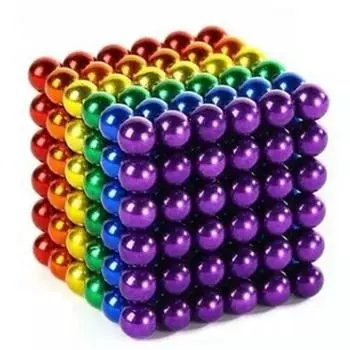 216 шт. Магнитные шарики Игрушка Обучающая Насыщенная Цветная 5 мм Тренировка Мозга Развитие Навыков Магнит Непоседа