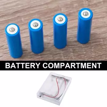 21700 Чехол для батареи с переключением 3 слота Прозрачный контейнер для 3x21700 батарей Никелированные контакты