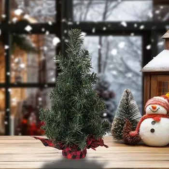 21/24/31 см искусственная ПВХ рождественская елка настольный декор искусственные растения домашний год свадьба рождественская елка украшение 11*21cm
