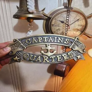 21,59 см морское очарование, знак капитанской каюты, ручная работа, табличка для корабля, лодки, для стены, декора двери