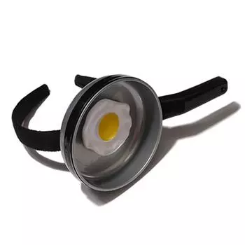 21.5cm Funny Headband Cute Pan Shaped High Simulation Women Headwear for Face Wash Makeup