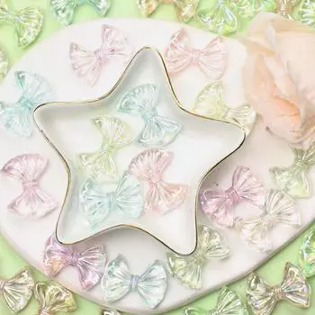 21,6 мм * 28,4 мм с отверстием, 10 шт., бусины-бабочки, акриловые аксессуары для бисероплетения «сделай сам», материал ручной работы, подвески для изготовления ювелирных изделий, сделай сам, для ожерелья, сережек белый