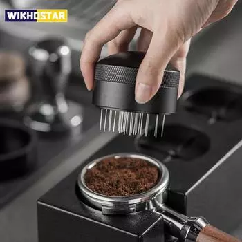 21 игольная мешалка для эспрессо, инструмент WDT, инструмент для распределения эспрессо для портафильтра 51 мм, 54 мм, 58 мм, инструмент для перемешивания кофейного порошка 51mm