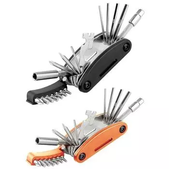 21-in-1 Bicycle Tool Kit, Socket Tool, Cross Screwdriver, Flat Screwdriver, And Multi-size Inner Hexagon Bike Repair Tool Kit чёрный