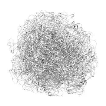 21 мм металлические золотые английские булавки/булавки в форме тыквы/булавки в форме лампочки для одежды и рукоделия, серебро 500 шт.