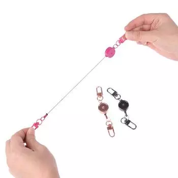 21 мм противоугонная металлическая легкая пряжка, веревка, выдвижной держатель для ключей, эластичный брелок, спортивный выдвижной брелок для ключей, детали для медсестры золотой