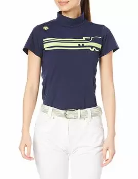 21 Модель Рубашка с коротким рукавом DGWRJA14 NV00 L [DESCENTE GOLF] Весна/Лето Женская (военно-морской флот)