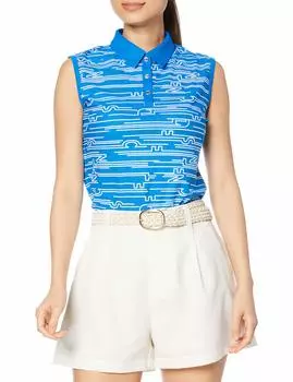 21 Модель Рубашка с коротким рукавом DGWRJA15 BL00 S [DESCENTE GOLF] Весна/Лето Женская (синий)