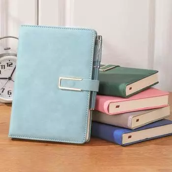 21 см*14,5 см A5 ретро портативный дневник однотонный многоцелевой блокнот офисный деловой пряжка