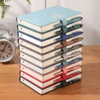 21 см*14,5 см A5 ретро портативный дневник однотонный многоцелевой блокнот офисный деловой пряжка