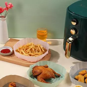 21 см аэрофритюрницы, противень для выпечки в духовке, корзина для жареной курицы, коврик для аэрофритюрницы, силиконовый горшок
