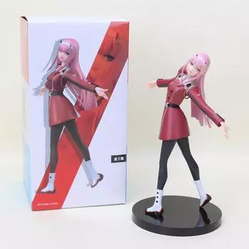 21 см аниме DARLING in the FRANXX фигурка игрушка Zero Two 02 ПВХ фигурка коллекция модель игрушки