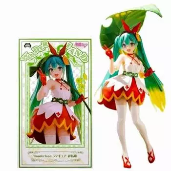 21 см Хацунэ Мику Аниме Фигурка Каваи Дюймовочка Вокалоид Страна Чудес ПВХ Действие