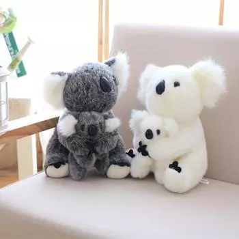21 см Kawaii Koala плюшевые детские игрушки Коала, мягкая мягкая кукла, детский прекрасный подарок для друзей, девочек, детские игрушки для родителей и детей белый