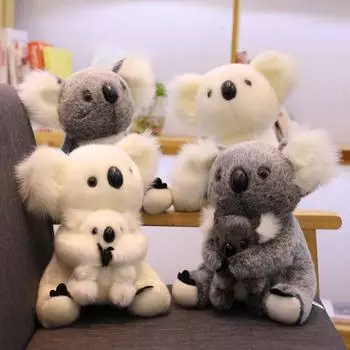 21 см Kawaii Koala плюшевые детские игрушки Коала, мягкая мягкая кукла, детский прекрасный подарок для друзей, девочек, детские игрушки для родителей и детей белый