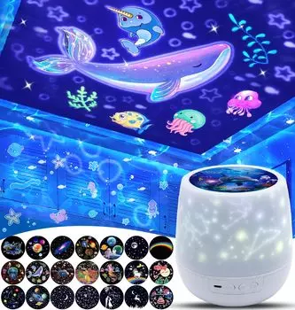 21 тип проекционной пленки для планетария, домашнего использования, для детей, популярный, аутентичный, медуза, дельфин, русалка, кит, единорог, динозавр, детский ночник, прикроватный светильник