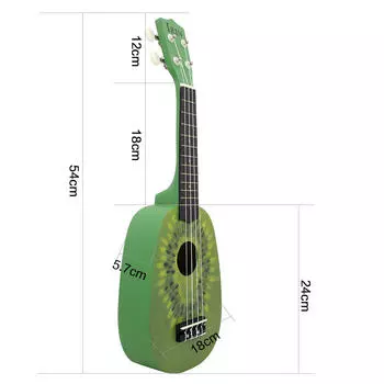 21 Укелеле, 4 струны, милый струнный музыкальный инструмент из липы киви, подарок на Рождество 1