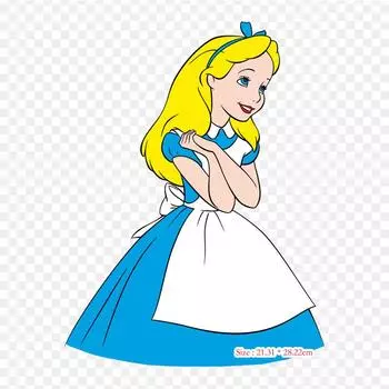 21Алиса в Зазеркалье, термопереносная печать, виниловые нашивки, наклейки для одежды, аппликации «сделай сам», моющиеся нашивки