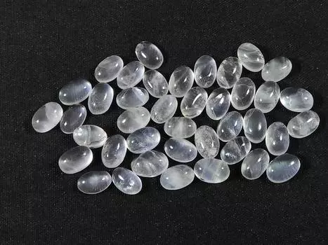 21Cts. Натуральный нежно-розовый кварц овальный россыпью драгоценный камень 40 шт. лот 04X06MM RQ-1369