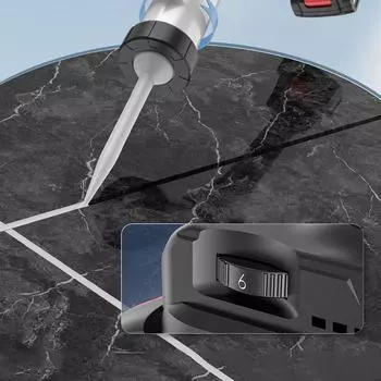 21V 68VF Беспроводная машина для уплотнения герметика с алюминиевой трубкой на батарейках, электрический клей-герметик US Plug & 1 Battery черный белый