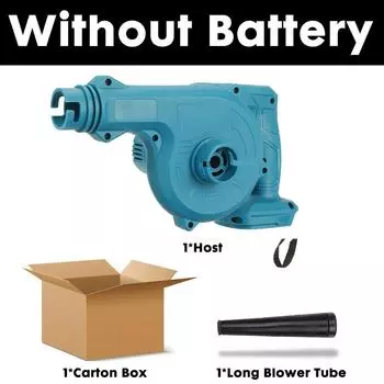 2200 Вт 388VF беспроводной электрический воздуходувка и всасывающий портативный портативный компьютерный пылесборник очиститель электроинструмент для батареи 18 В Only machine