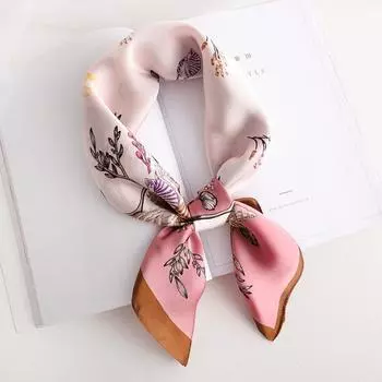 2204 Новый модный маленький квадратный шарф для тепла весной и осенью, солнцезащитный крем, шаль, шарф двойного назначения, профессиональный шарф, платок на голову 70*70cm