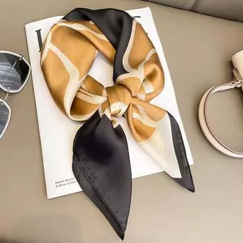 2204 Новый модный маленький квадратный шарф для тепла весной и осенью, солнцезащитный крем, шаль, шарф двойного назначения, профессиональный шарф, платок на голову 70*70cm