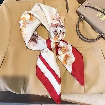 2204 Новый модный маленький квадратный шарф для тепла весной и осенью, солнцезащитный крем, шаль, шарф двойного назначения, профессиональный шарф, платок на голову 70*70cm